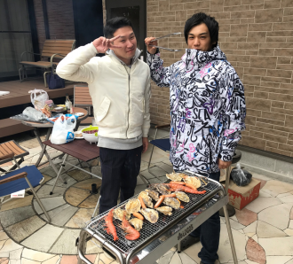 年末BBQ(^O^)／