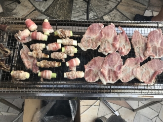 盆前BBQ in 九州通信サービス